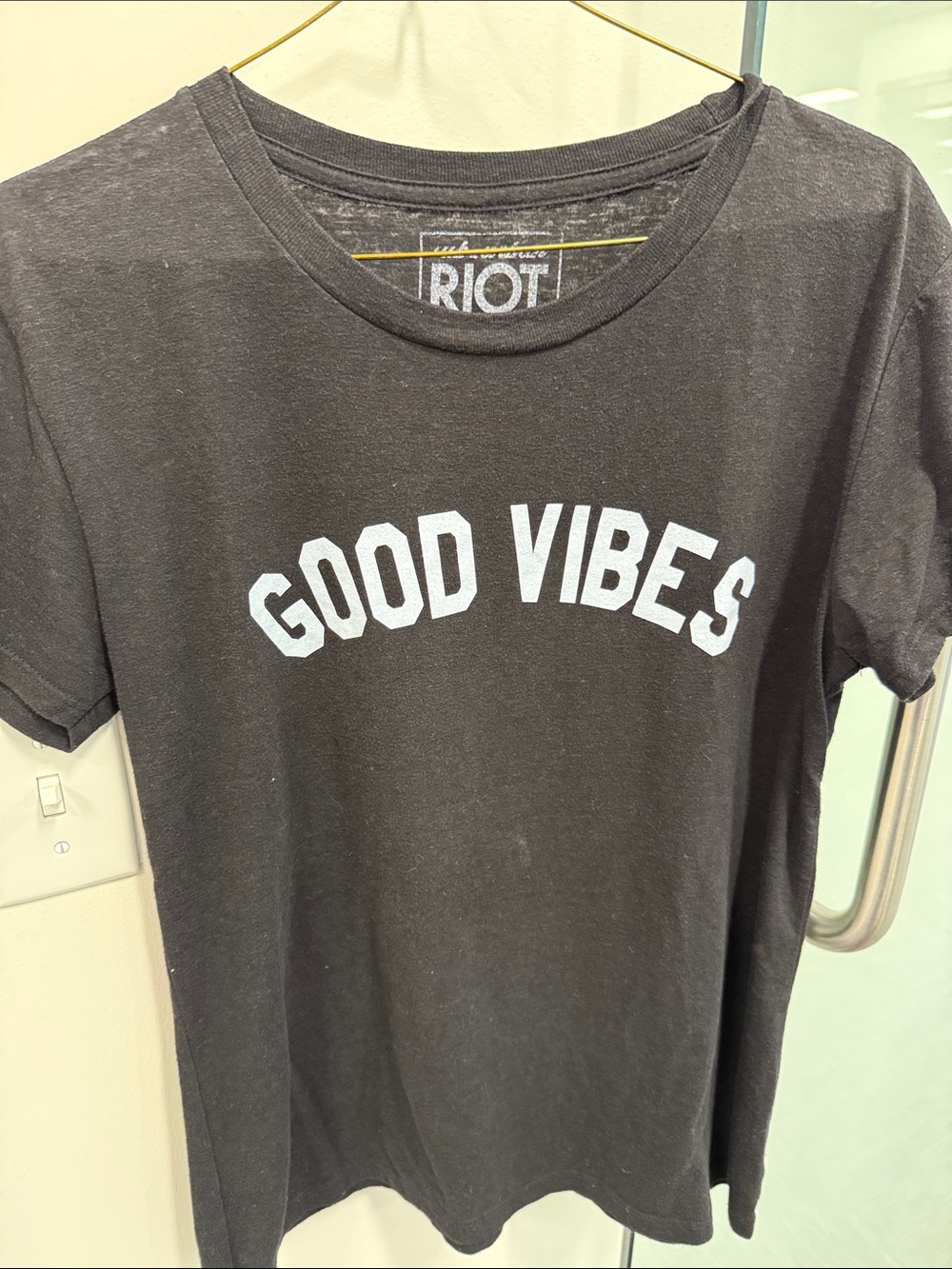Women’s SuburbanRiot "Good Vibes" Black Tee